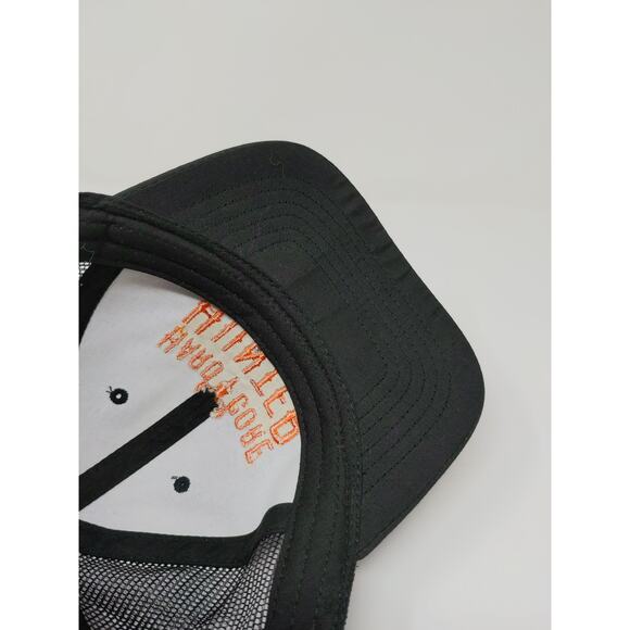 Hard Core Hunter Snapback Mesh Back Hat Embroidered Logo OSFM Black - Picture 9 of 10